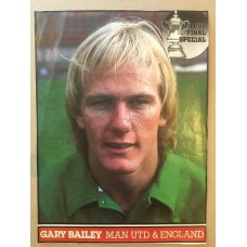 Signed picture of Gary Bailey the Manchester United footballer. 